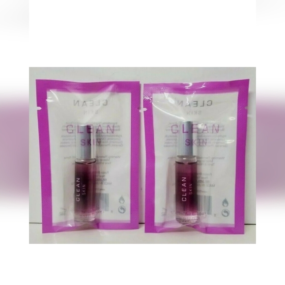 2 PK CLEAN SKIN EAU DE TOILETTE MINI ROLLERBALL 0.17 oz SEALED PACKET - Picture 2 of 4